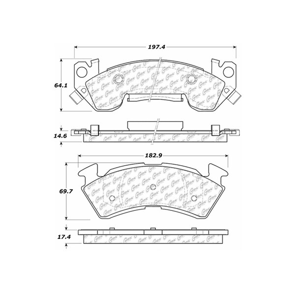 Prem Metallic Brake Pad Shims & Hardware,300.06141